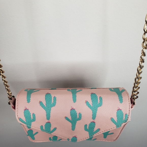 Deb & Dave Cactus Print Mini Crossbody Purse NWOT - Picture 8 of 8